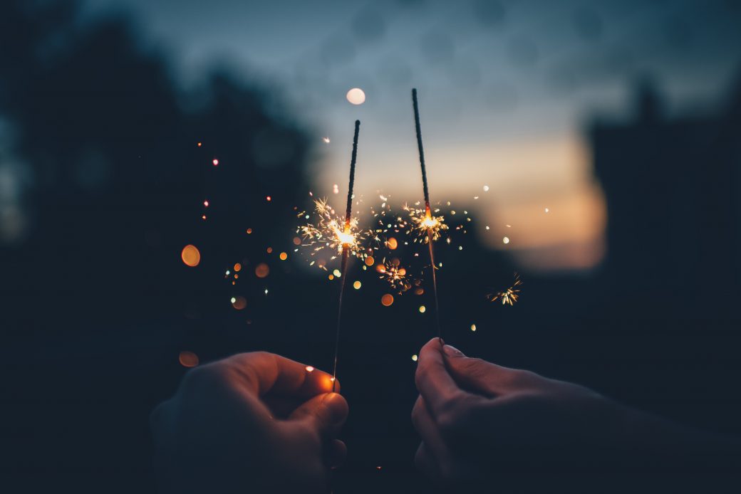 Five things we want to happen to mental health in 2018 The Thrive Programme - sparklers