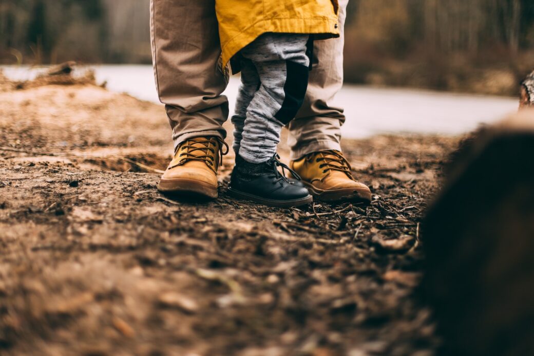 Why fussing over our kids isn’t necessarily a good idea The Thrive Programme - man and child shoes